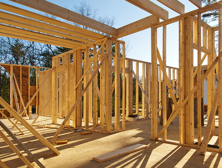 a wooden structure on the sun